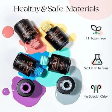 ROSALIND Gel Nail Polish Set - 35 Colors for Stunning Nail Art