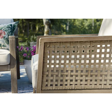 Stylish Outdoor Eucalyptus Lounge Chairs Set