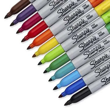 Vibrant SHARPIE Color Burst Permanent Markers - 24 Pack
