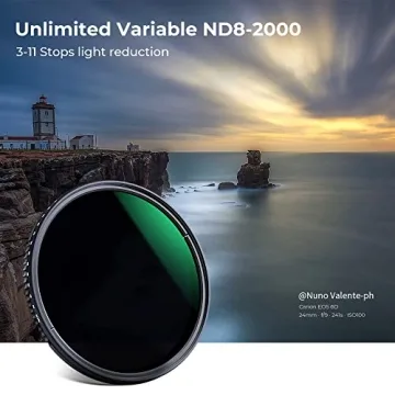 K&F Concept 49mm Variable ND Filter for Superior Photography