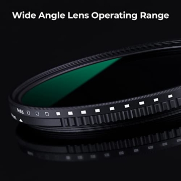 K&F Concept 49mm Variable ND Filter for Superior Photography