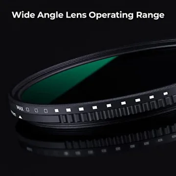 K&F Concept 49mm Variable ND Filter for Superior Photography