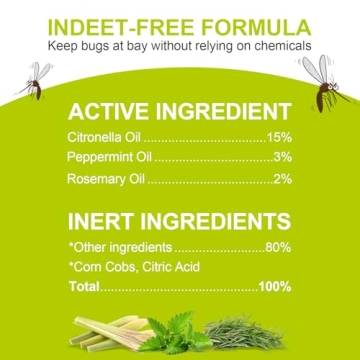 Mosquito Repellent Outdoor Patio Pouches - 12 Pack for Effective Protection