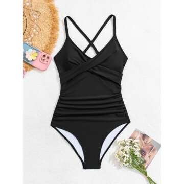 B2prity Women's Tummy Control One Piece Swimwear