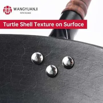 Wangyuanji Cast Iron Wok 13.4 inch for All Cooktops