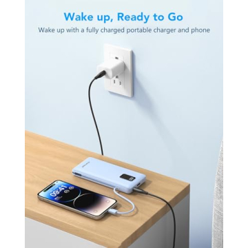 Charmast 10000mAh Portable Charger for Travel