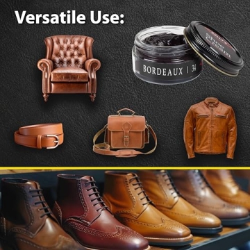 Revitalize Leather with Kelly's Bordeaux Shoe Polish 1.5 oz