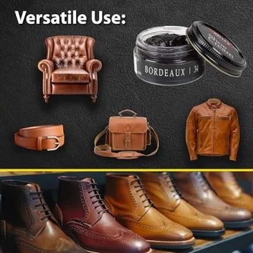 Revitalize Leather with Kelly's Bordeaux Shoe Polish 1.5 oz