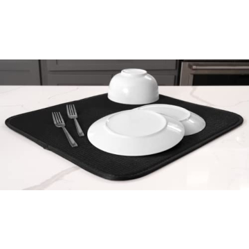 S&T INC. 16x18 Dish Drying Mat - Absorbent & Stylish