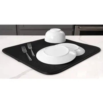 S&T INC. 16x18 Dish Drying Mat - Absorbent & Stylish