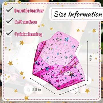 SATINIOR 6 Pieces Toe Cap Guards Protectors Toe Guards Roller Skates PVC Skate Toe Caps Roller Toe G...