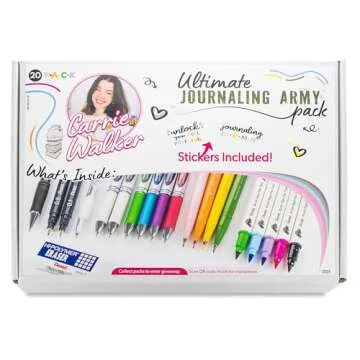 Pentel Carrie Walker Ultimate Journaling Kit – 20 Pieces