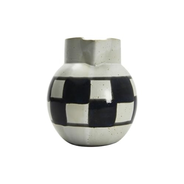 Charming Creative Co-Op Stoneware Pitcher in Blue