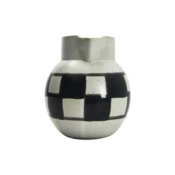 Charming Creative Co-Op Stoneware Pitcher in Blue