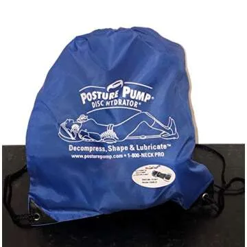 Posture Pump® Dual Deluxe Neck & Back Exercising Cervical Spine Hydrator Pump | Relieves Neck, Upper Back, & Low Back Pain Stiffness | Tech Neck Relief Posture Control (Dual Full Spine Model 4100-D)