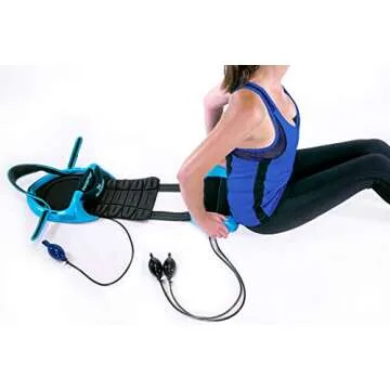 Posture Pump® Dual Deluxe Neck & Back Exercising Cervical Spine Hydrator Pump | Relieves Neck, Upper Back, & Low Back Pain Stiffness | Tech Neck Relief Posture Control (Dual Full Spine Model 4100-D)