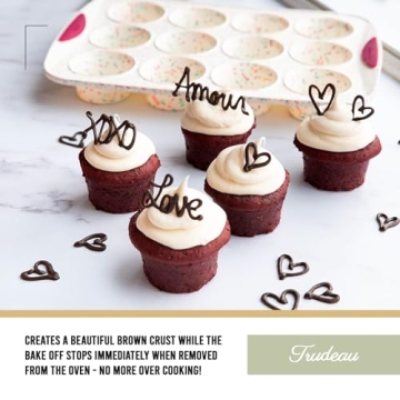 Trudeau Structured Silicone Muffin Pan for Perfect Baking
