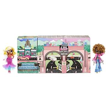 LOL Surprise OMG Movie Magic Studios with 70+ Surprises, 12 Dolls Including 2 Fashion Dolls, 4 Movie...