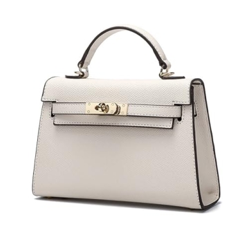 mothgel Mini Leather Satchel Bag for Women - Chic & Versatile Handbag