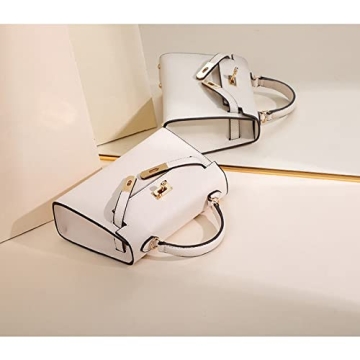 mothgel Mini Leather Satchel Bag for Women - Chic & Versatile Handbag