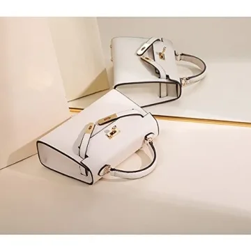 mothgel Mini Leather Satchel Bag for Women - Chic & Versatile Handbag