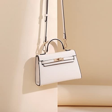 mothgel Mini Leather Satchel Bag for Women - Chic & Versatile Handbag