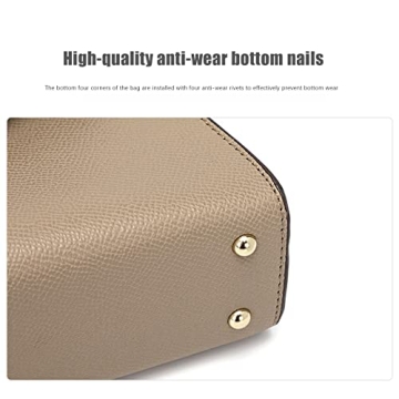 mothgel Mini Leather Satchel Bag for Women - Chic & Versatile Handbag