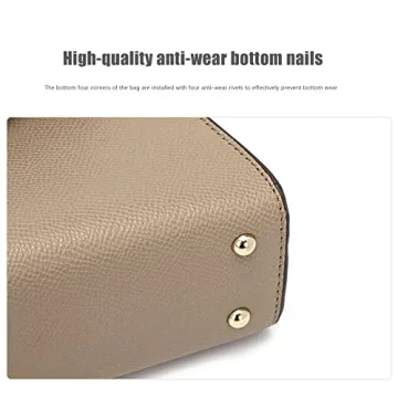 mothgel Mini Leather Satchel Bag for Women - Chic & Versatile Handbag