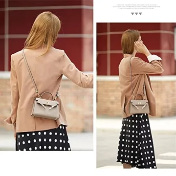 mothgel Mini Leather Satchel Bag for Women - Chic & Versatile Handbag