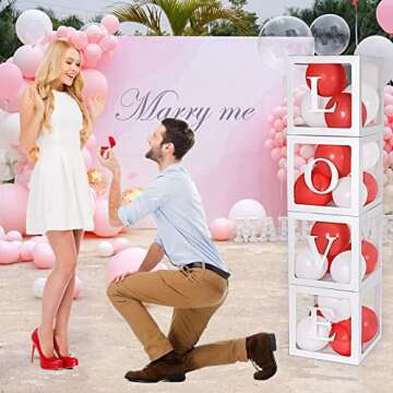 Baby Shower Decorations for Boy Girl, 4PCS Graduation Decor Blocks with 30PCS Letters(A-Z+BABY) Brid...