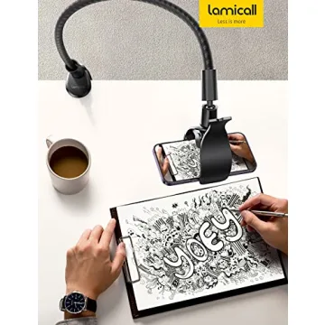 Lamicall Gooseneck Phone Holder for All Smartphones - Hands-Free Flexibility