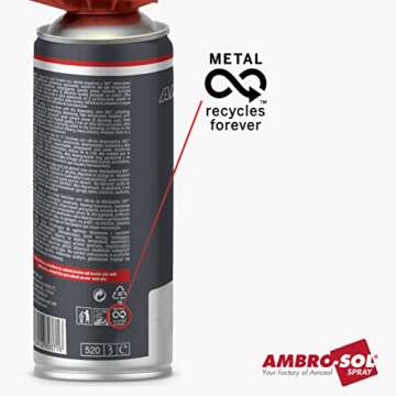 Ambro-Sol Acrylic Spray Paint, Vibrant & Eco-Friendly