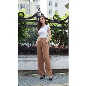 Chic High Waist Culottes for Women - Tronjori