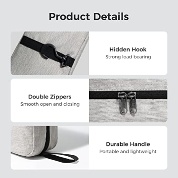 Pack All Travel Toiletry Bag - Water Resistant and Organized