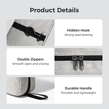 Pack All Travel Toiletry Bag - Water Resistant and Organized