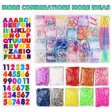 MUDO NEST 20000+ Loom Bands Kit for Kids Crafts