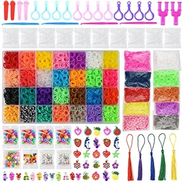MUDO NEST 20000+ Loom Bands Kit for Kids Crafts