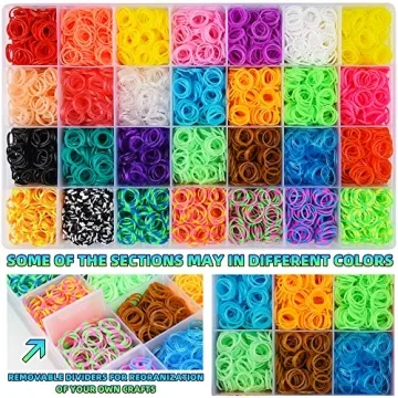 MUDO NEST 20000+ Loom Bands Kit for Kids Crafts