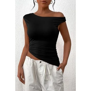 PRETTYGARDEN Summer Off The Shoulder Crop Top Stylish Comfort