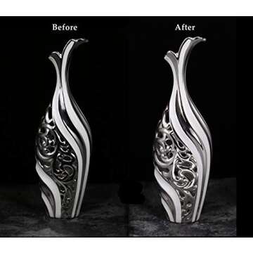 (2 PCS) Light Reflector 3 in 1 Photography Reflector Cardboard,A3 (17x12 Inch) Size Folding Light Diffuser Board for Still Life, Product and Food Photo Shooting - Black, Silver and White, 2 Pack