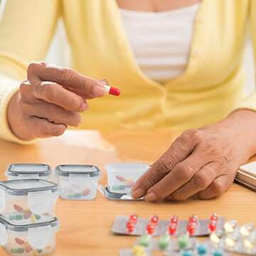 Amytalk Mini Salad Dressing Containers for Travel and Lunch