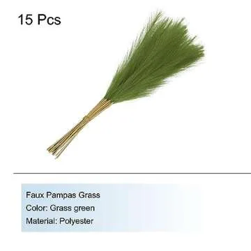 MECCANIXITY Faux Pampas Grass for Elegant Décor