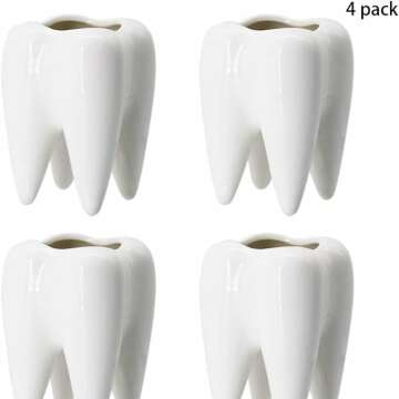 Teeth Pots: Organize Your Dental Care Easily