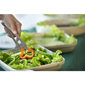 Premium Quality Serving Tongs - 12 Pack Party Supply