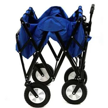 Durable Heavy Duty Folding Wagon with 150 lbs Capacity