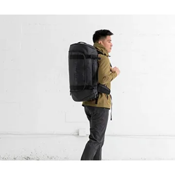 Timbuk2 Impulse Travel Backpack Duffel Bag, Jet Black, 45 Liter