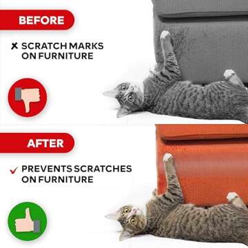 XFasten Anti-Scratch Cat Training Tape - Clear, 15 Yards