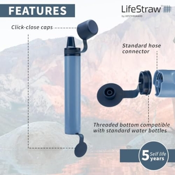 LifeStraw Peak Personal Water Filter for Safe Hydration
