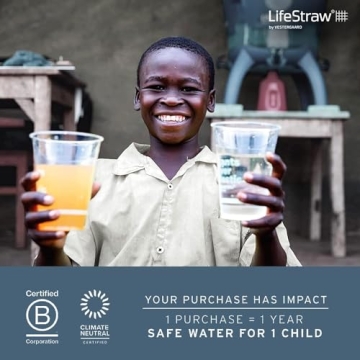 LifeStraw Peak Personal Water Filter for Safe Hydration
