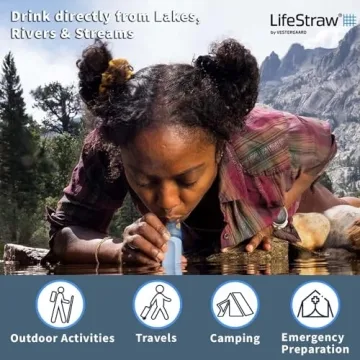 LifeStraw Peak Personal Water Filter for Safe Hydration